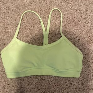 Lululemon Flow Y Bra in yellow